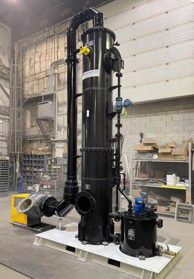 Wet Scrubber for sulfur dioxide fumes