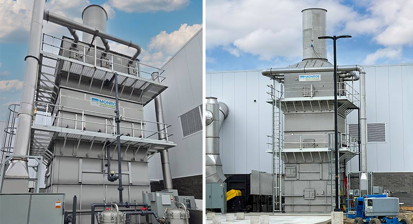 Monroe Environmental Wet Electrostatic Precipitator (Wet ESP) systems are capable of meeting the most stringent PM2.5, opacity, and condensable particulate regulations.