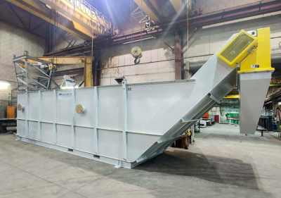 Drag Tank for Mill Scale Separation - Monroe Environmental